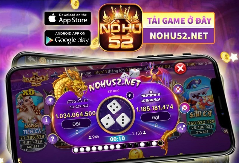 Hướng dẫn tải game bài Nohu52